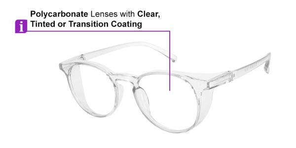 prescription safety goggles 8325 clear 4